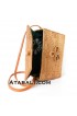 Ata rectangle bag with ribbon clip and lining